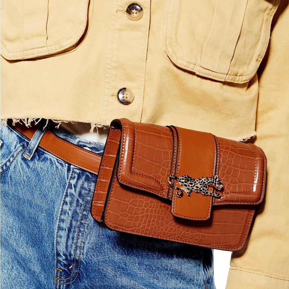 TopShop cheetah belt bag